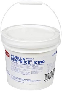 Rich's Vanilla Heat 'N Ice, Bakery Icing for Donuts, Rolls, & Desserts