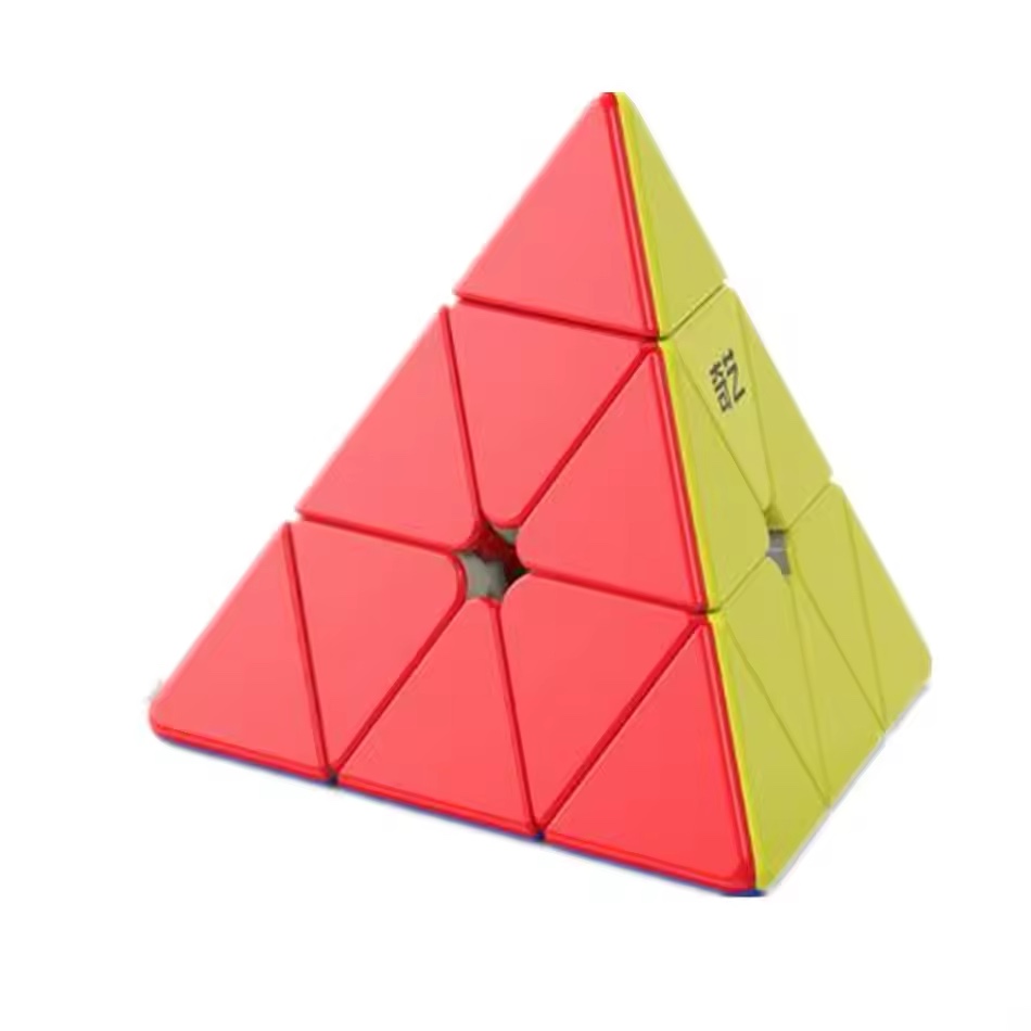 Qiyi Qiming Pyramid Magic Cubes 3x3 Plus High 22.6cm Speed Cube Professional Educational Toys For Children