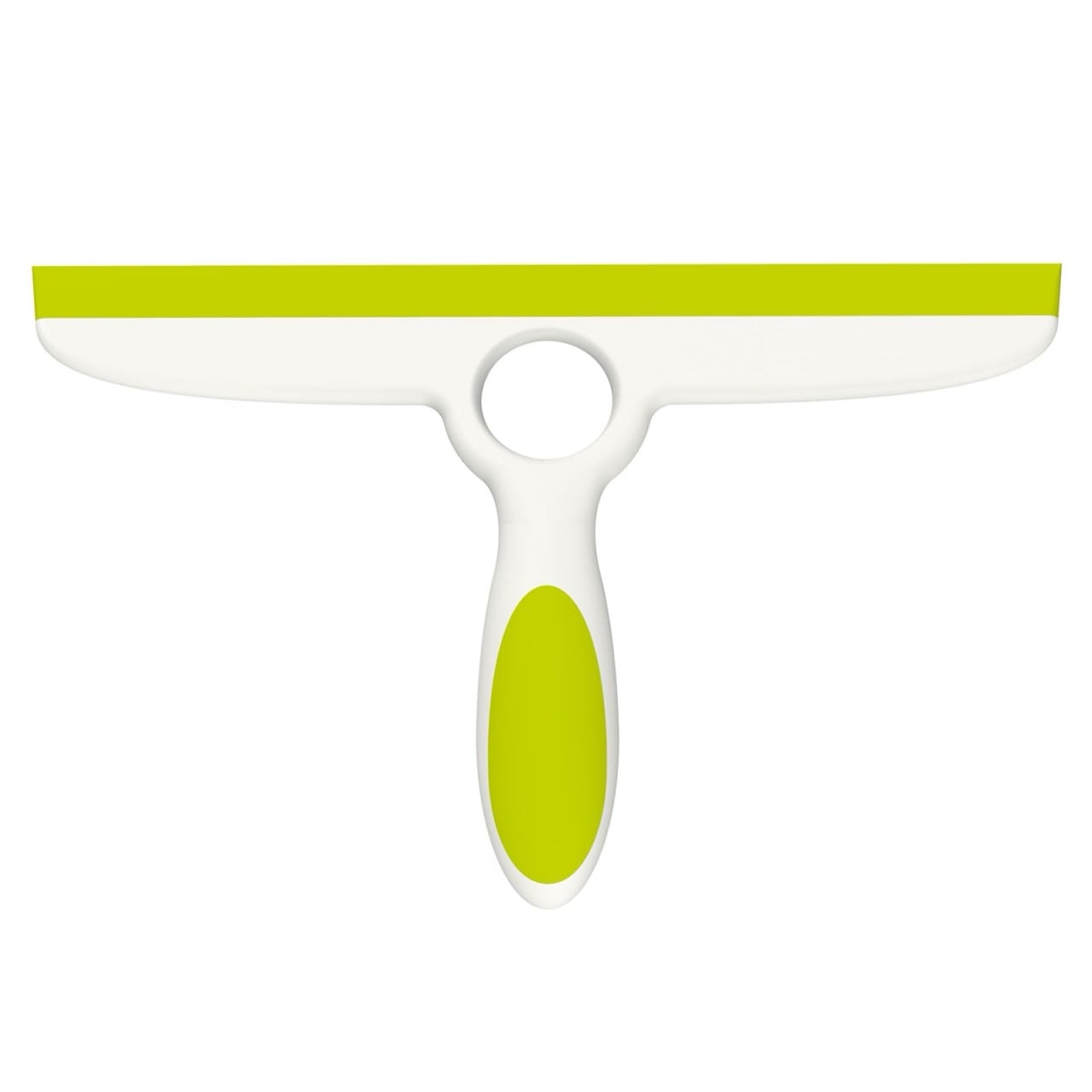 EHOMGUI Shower Squeegee for Glass Doors, 10" Squeegee for Shower Glass, Window Squeegee with Hook, All-Purpose Shower Squeegee for Tile Shower Walls, Mirrors, Tiles and Car Glass-Pack of 1/Green