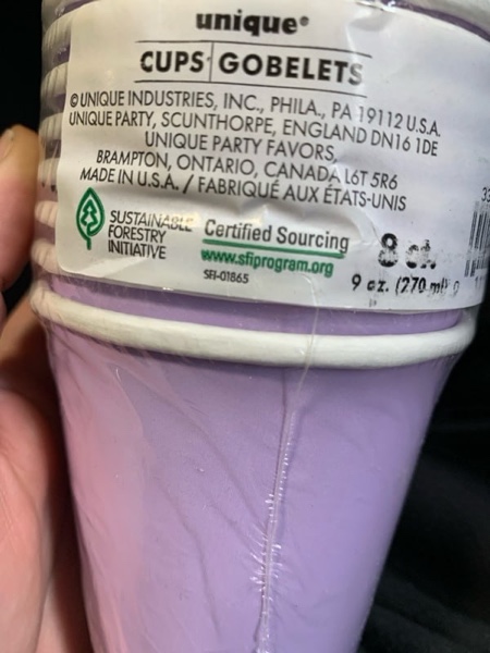 unique cup Gobelets 9 oz