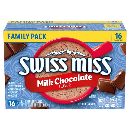 Swiss Miss Milk Chocolate, Family Pack