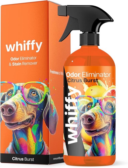 Pet Fresh Citrus Pet Odor Eliminator for Home, Carpets, Furniture, and More - 16oz Spray Bottle (24oz Ready to Use)