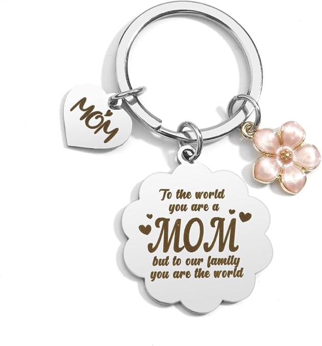 DUIOQ Mom Gift from Daughter Son,Mothers Day Gifts for Mom from Daughter Son,Birthday Gift for Mom,New Mom Gifts Keychains for Women,Great Mother Gifts,Mom Thanksgiving Christmas Gifts