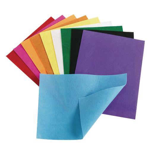 Felt Sheets, Assorted Colors Craft Felt, 1mm Stiff Felt Fabric for Sewing, Patchwork, Decoration, Embroidering, Book, Felt Papers