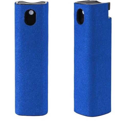 (3 Pack) Buyongwant Screen Cleaner Spray and Wipe, 3 Pack, Touchscreen Mist Cleaner for All Phones, Laptops, Tablets and Car Screens, 2in1 Spray and Microfiber Cloth, with Brush & Cleaning Pen (Blue)