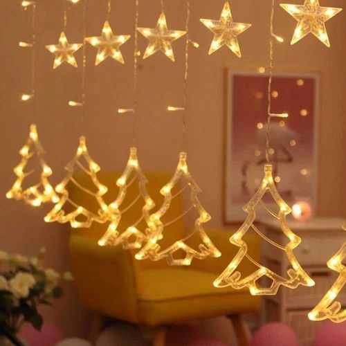 Transparent LED christmas tree shape lights