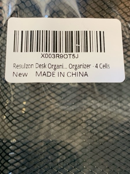 RESULZON Desk Organizer (4 Cells)
