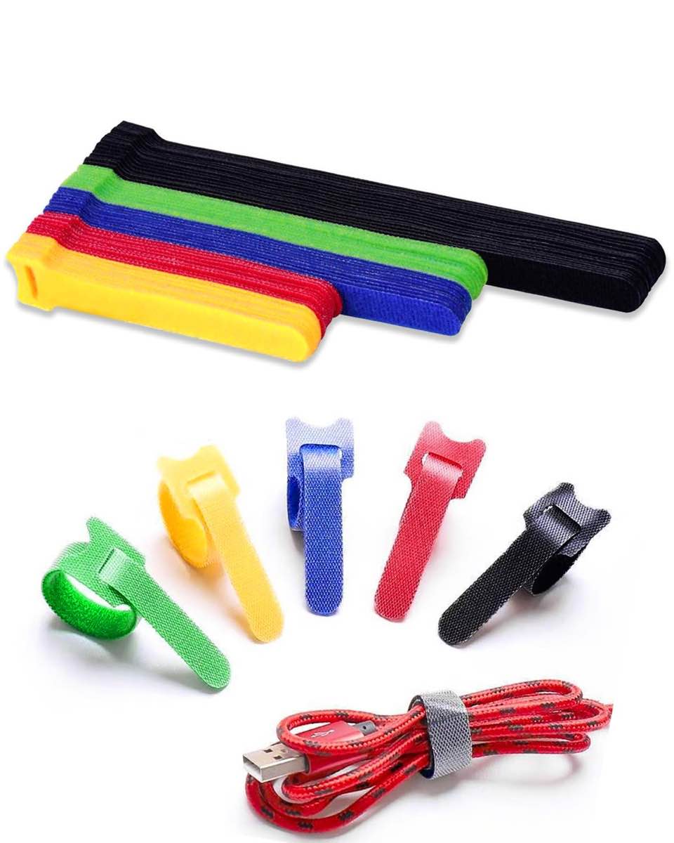 80 PCS 11.8 Inch Reusable Cable Ties, Multi-Purpose Wire Ties Adjustable Cord Straps for Cable Management Wire Green