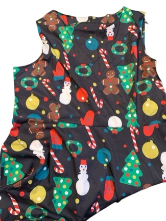 (2X-Large) HOLIDAY Fit & Flare MIDI Dress 