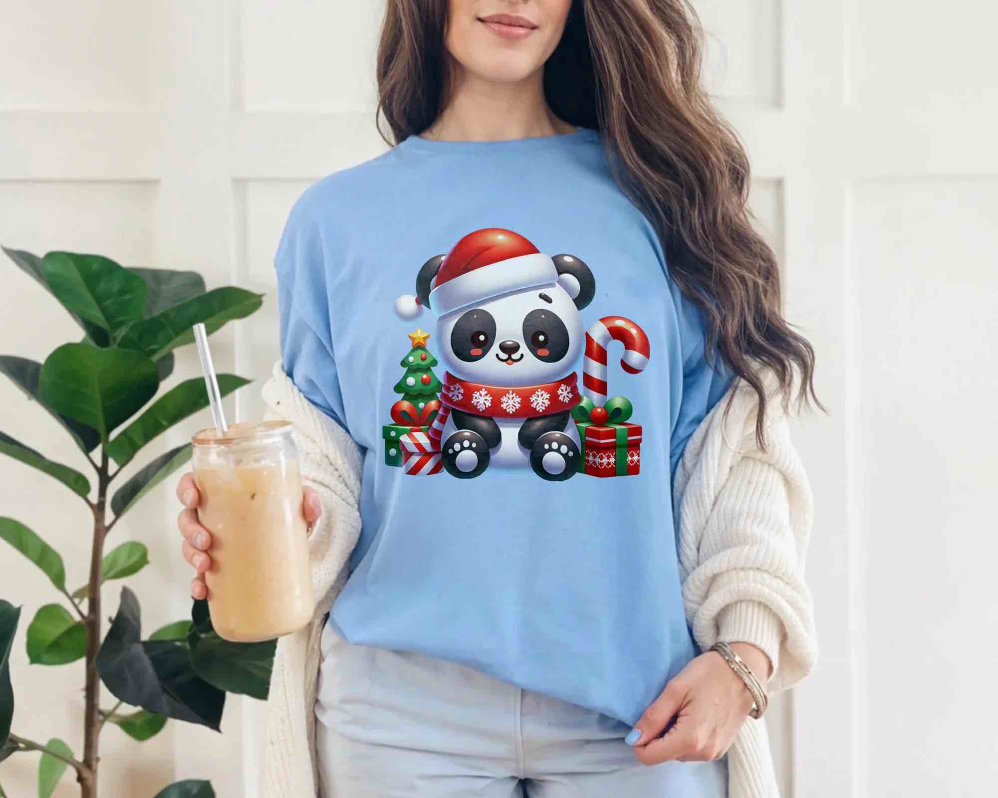 Funny Panda Christmas Sweatshirt