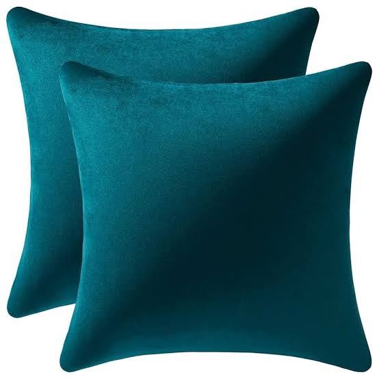Cozy Soft Velvet Square Decorative Pillow Covers for Farmhouse Home Decor 18” x 18” 