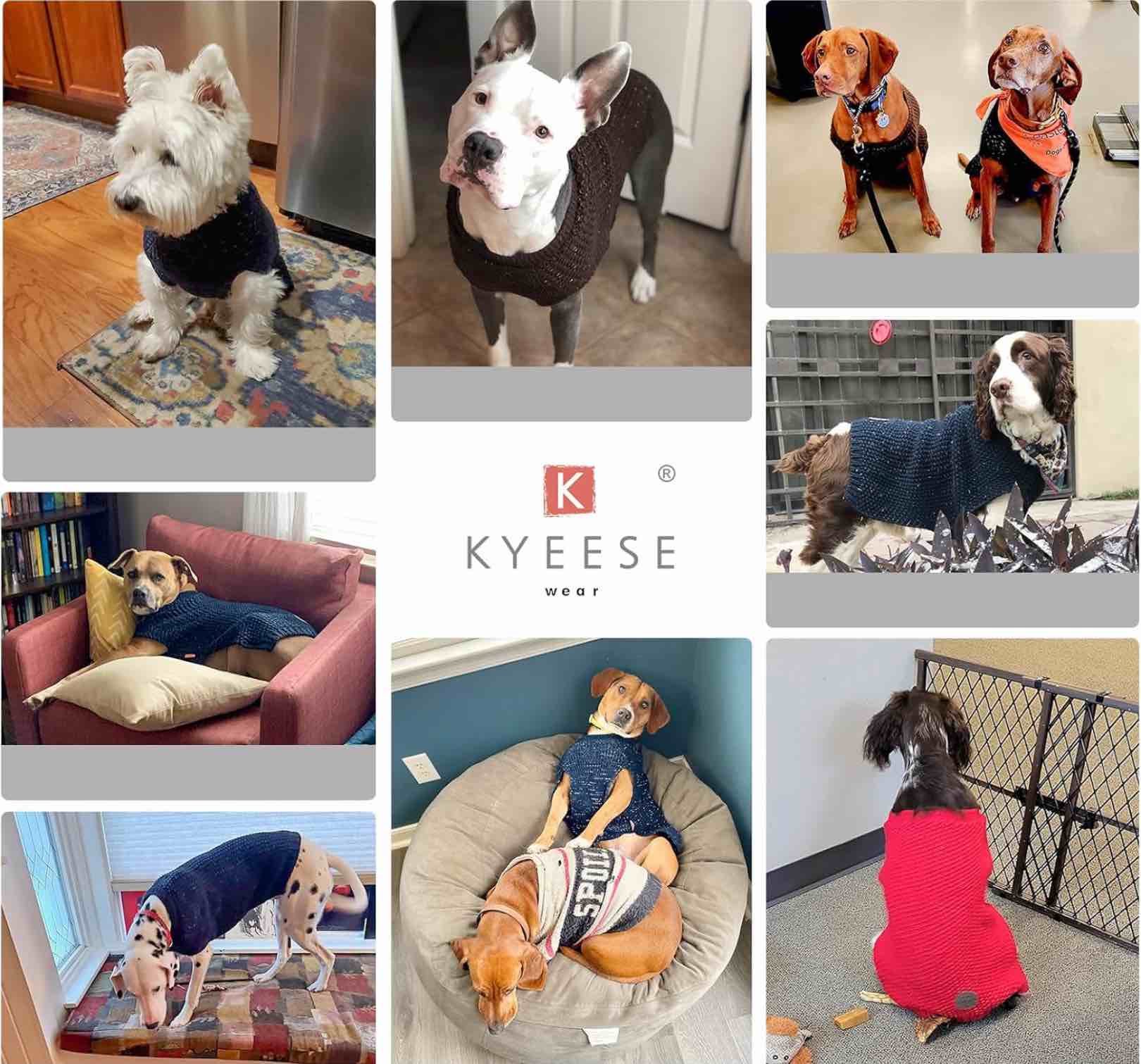 KYEESE Dog Sweater (Content May Vary)