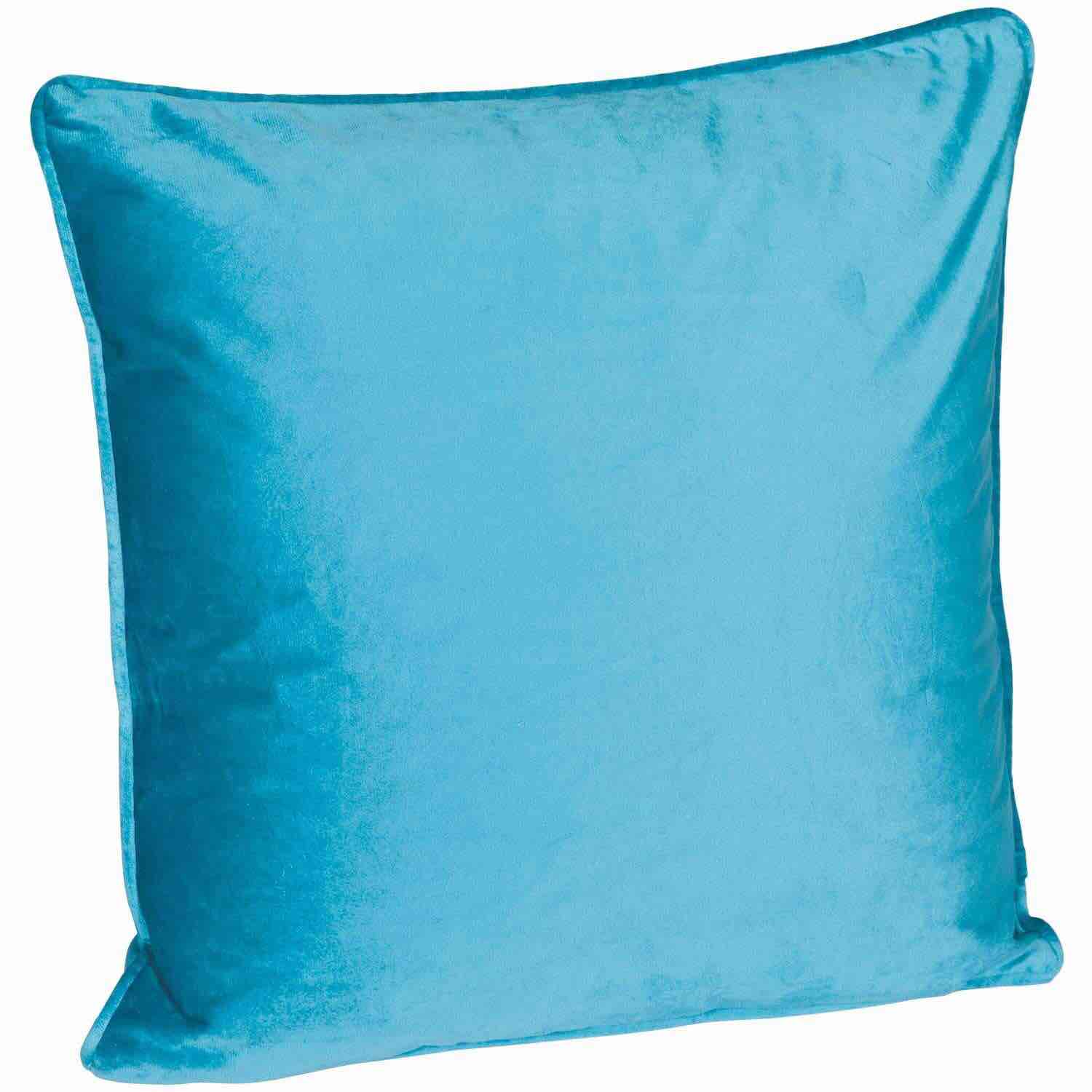 Teal Velvet Pillow 18 Inch