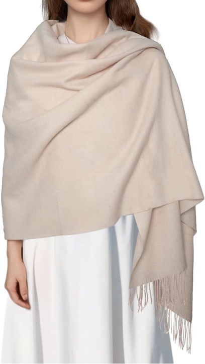 Fumwase Winter Scarf for Women Men Pashmina Shawls and Wraps for Evening Dresses Soft Warm Scarves Wedding Holiday Gifts for Women