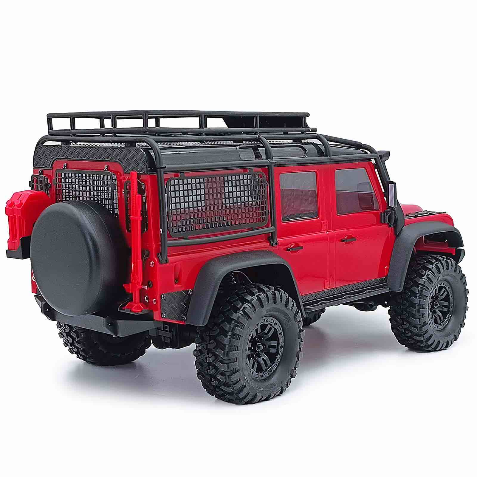 AXSPEED RC Stainless Steel Roof Anti-Skid Plate for 1/18 Scale TRX4-M Defender Crawler Car Upgrade
