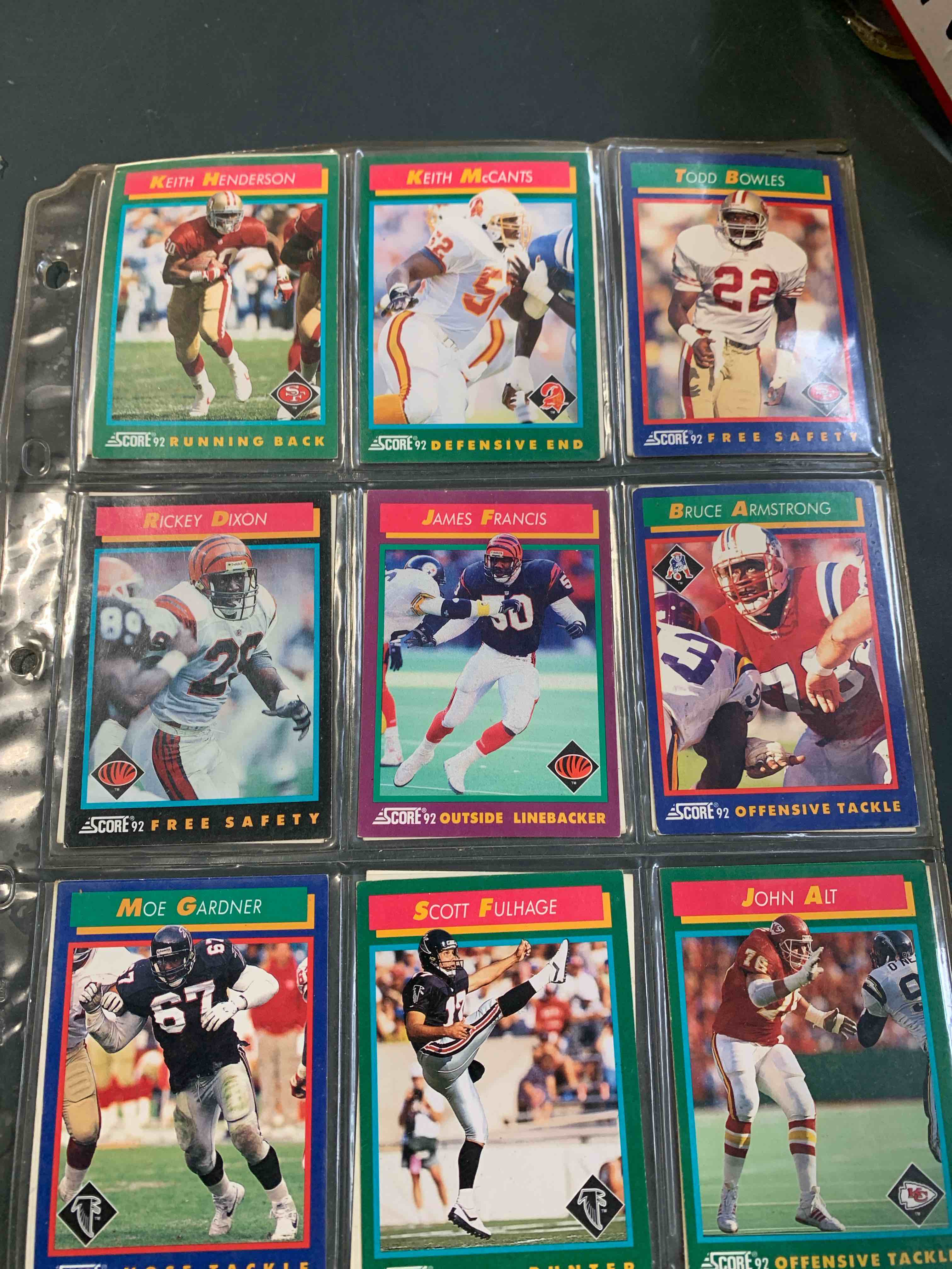 Websters FootBall Cards !!