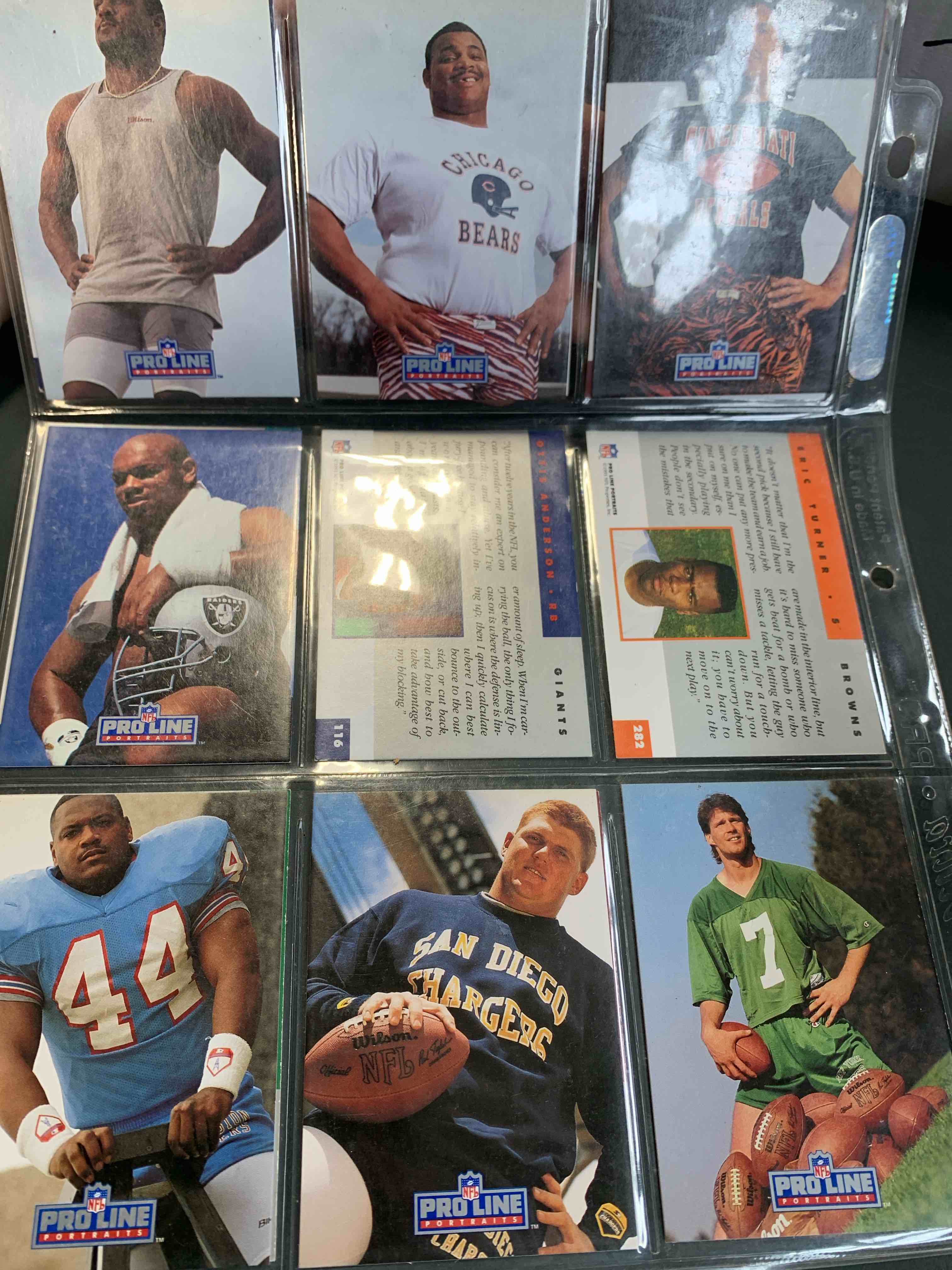 Full Page Of 90s Sports Cards!  ( 16 total)