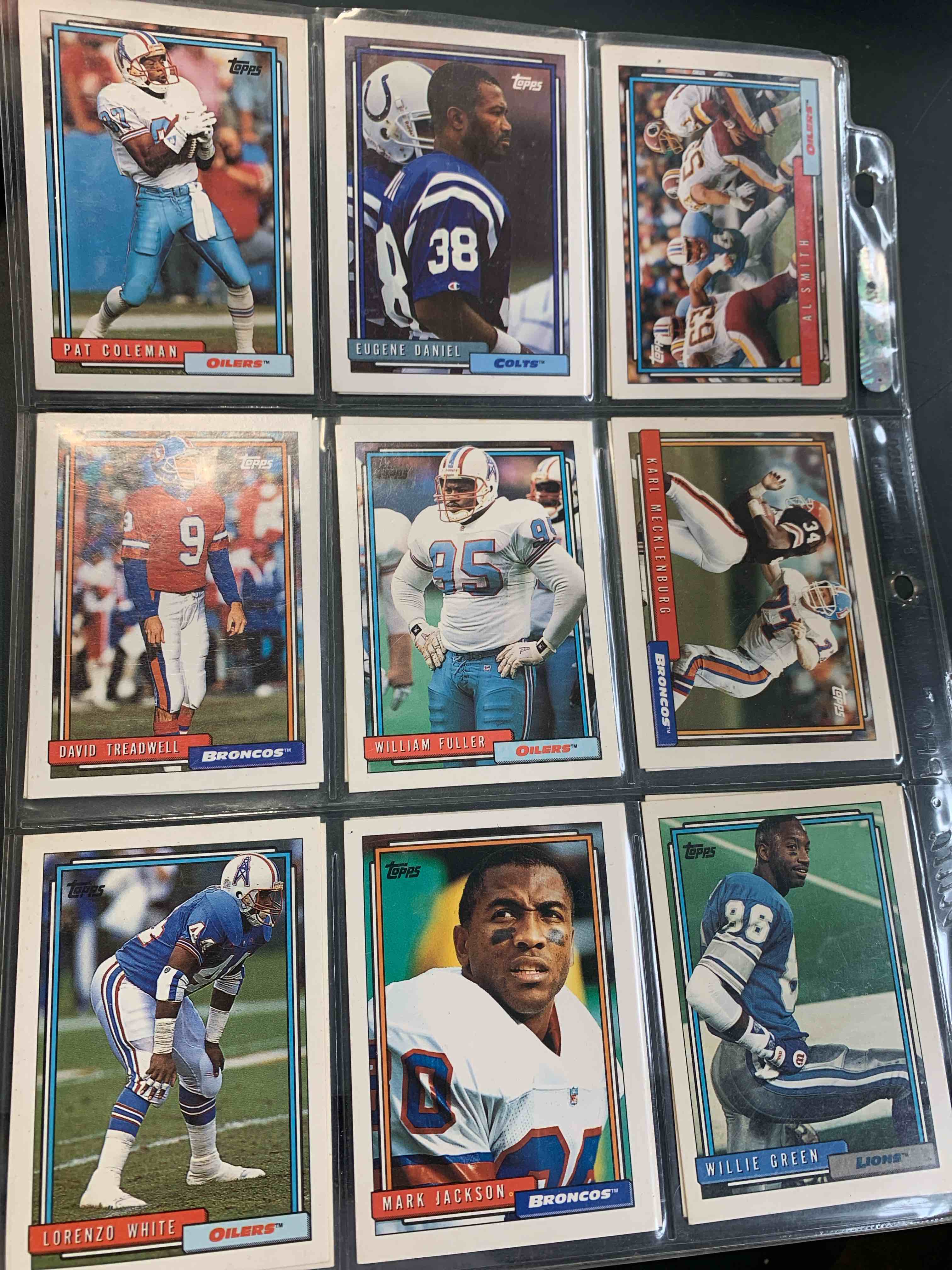 Full Page Of 90s Sports Cards!  ( 18 total)