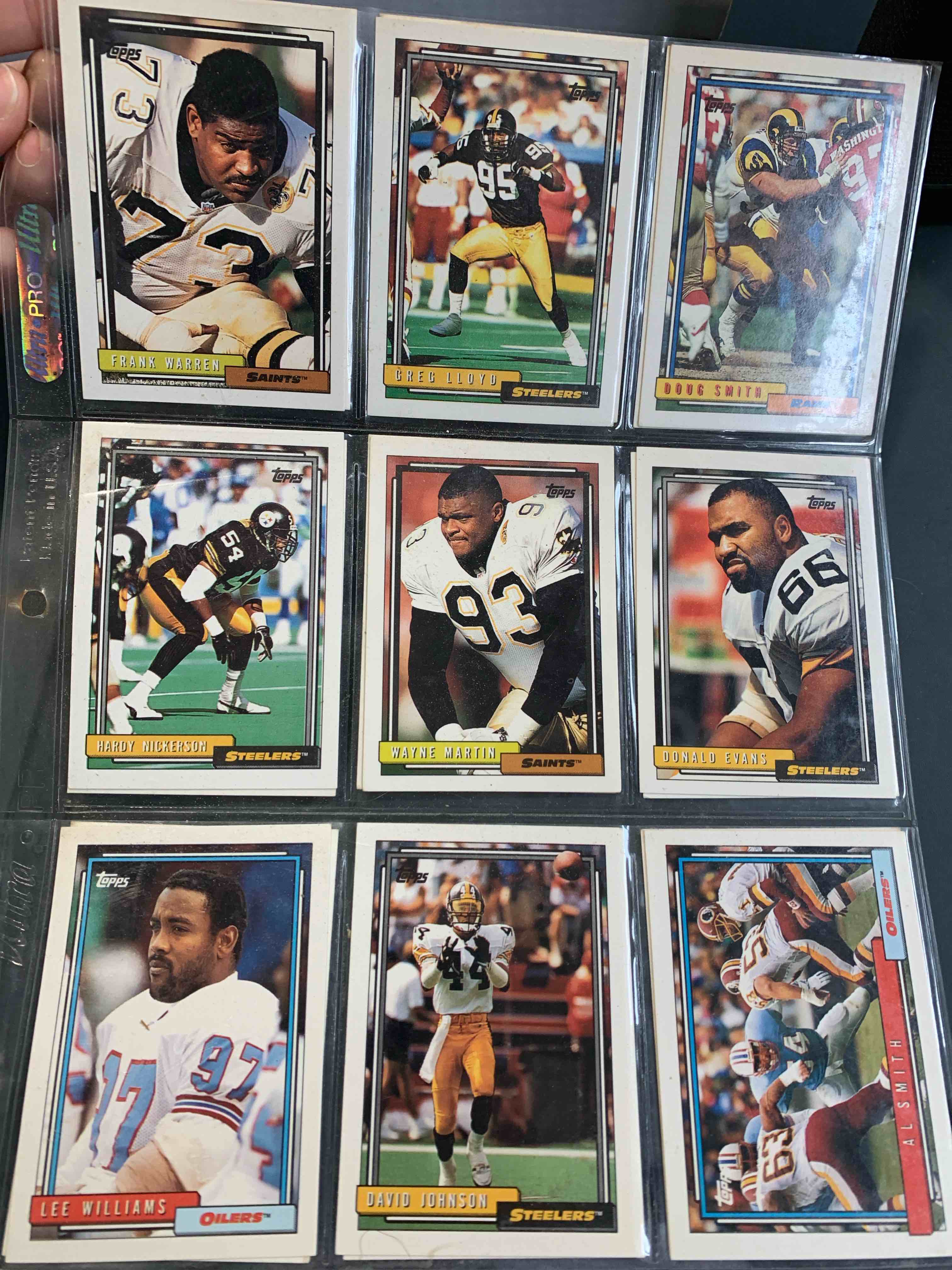 Full Page Of 90s Sports Cards!  ( 18 total)