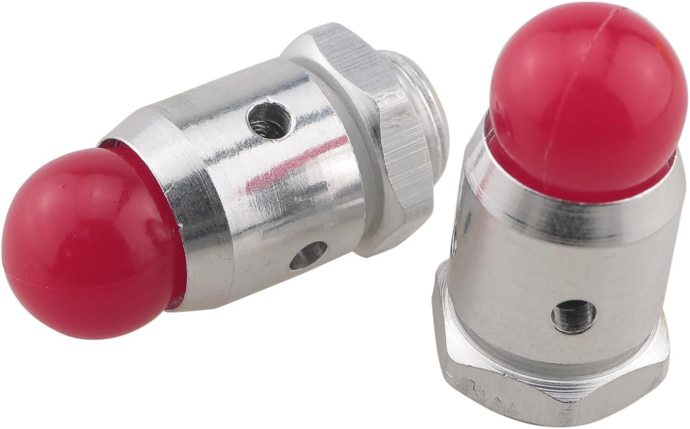 ZCZQC 2PCS Explosion-proof Pressure Cooker Safety Valve High Pressure Cooker Pressure Limiting Valve Aluminum Alloy Pressure Cooker Exhaust Valve Parts Detachable Kitchen Cookware Replacement Valve