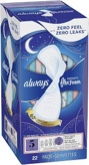 always infinity flexfoam pads for women, size 5, extra heavy overnight absorbency, unscented