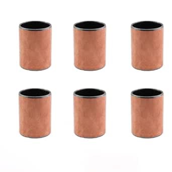zhyohen 6pcs 20x23x30mm sliding sleeve bearing overmoulded oil free bearing mechanical sliding part