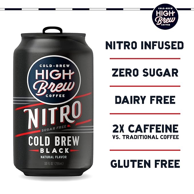 KHRM00356156 10 fl oz Nitro Cold Brew Black Coffee