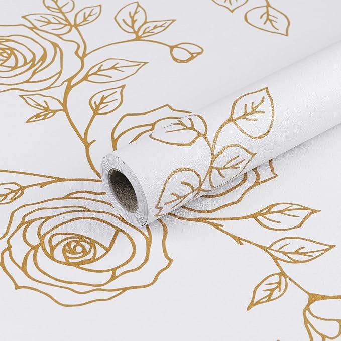 SOON AFTER White/Gold Wallpaper