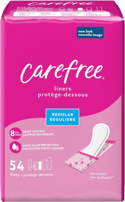 carefree acti-fresh body shape regular to go 54 ct