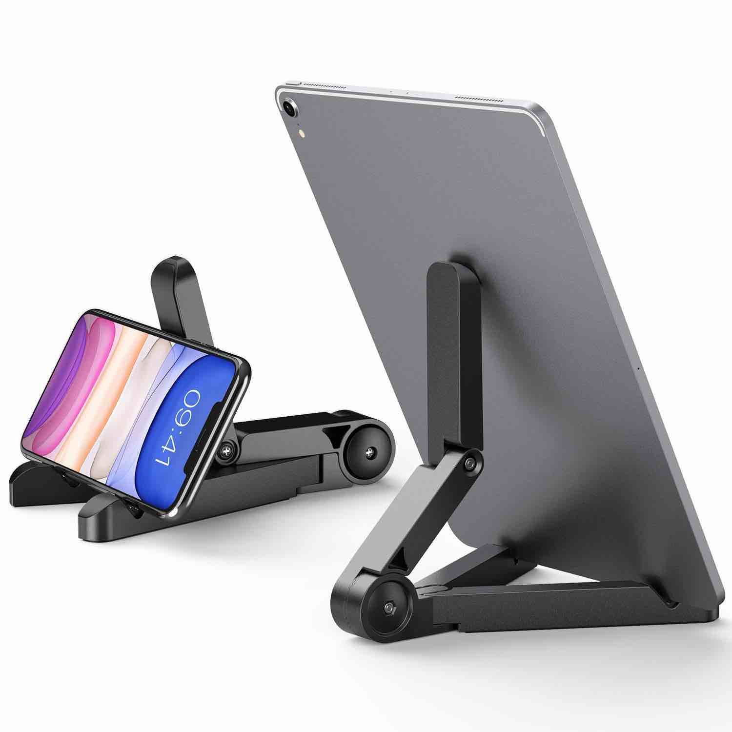 ORIbox Adjustable Stand for iPhone, iPad — Cell Phone Stand, Desktop, Solid Universal Desk Stand