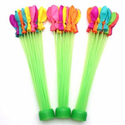 5 pcs water balloons self sealing quick fill instant water balloons, colorful, outdoor sport party