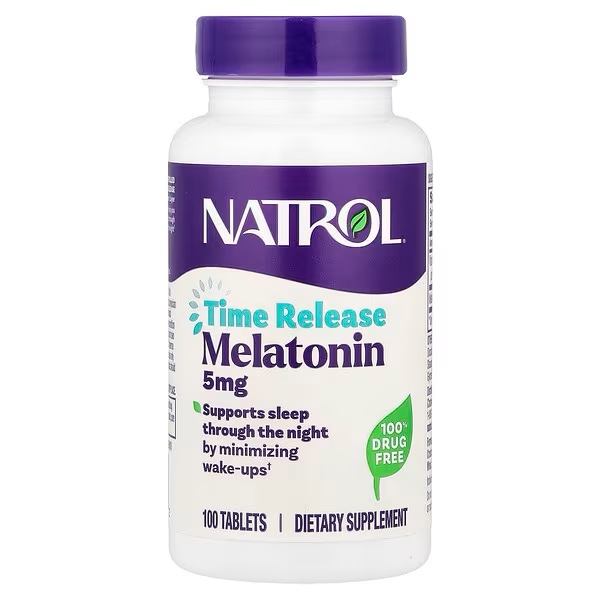 Natrol Melatonin Melatonin Time Release, 100 Tablets