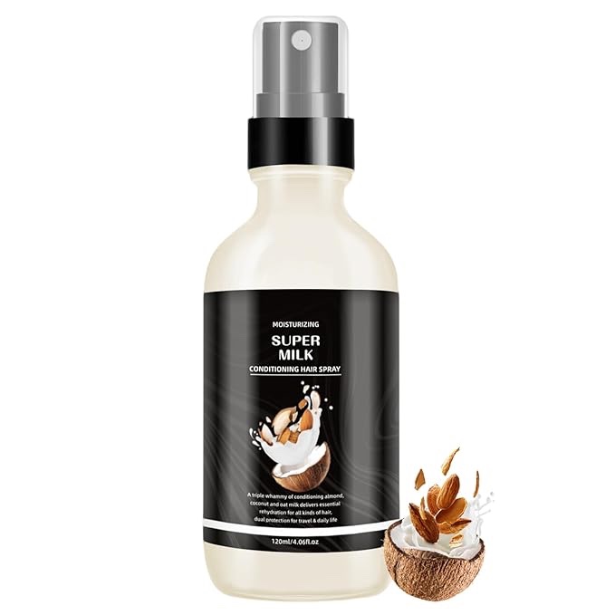 Super Milk Conditioning Hair Primer, Supermilk Hair Conditioner Spray, Nourishing and Smooth Hair Care for All Hair Types