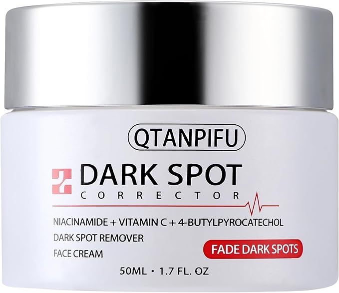 QTANPIFU Dark Spot Remover Correcting Serum for Face, Dark Spot Remover for Age Spot Sun Spot Freckles Body Brown Spot Melasma Uneven Skin Tone- Faded Serum with Vitamin C for Women Daily Use
