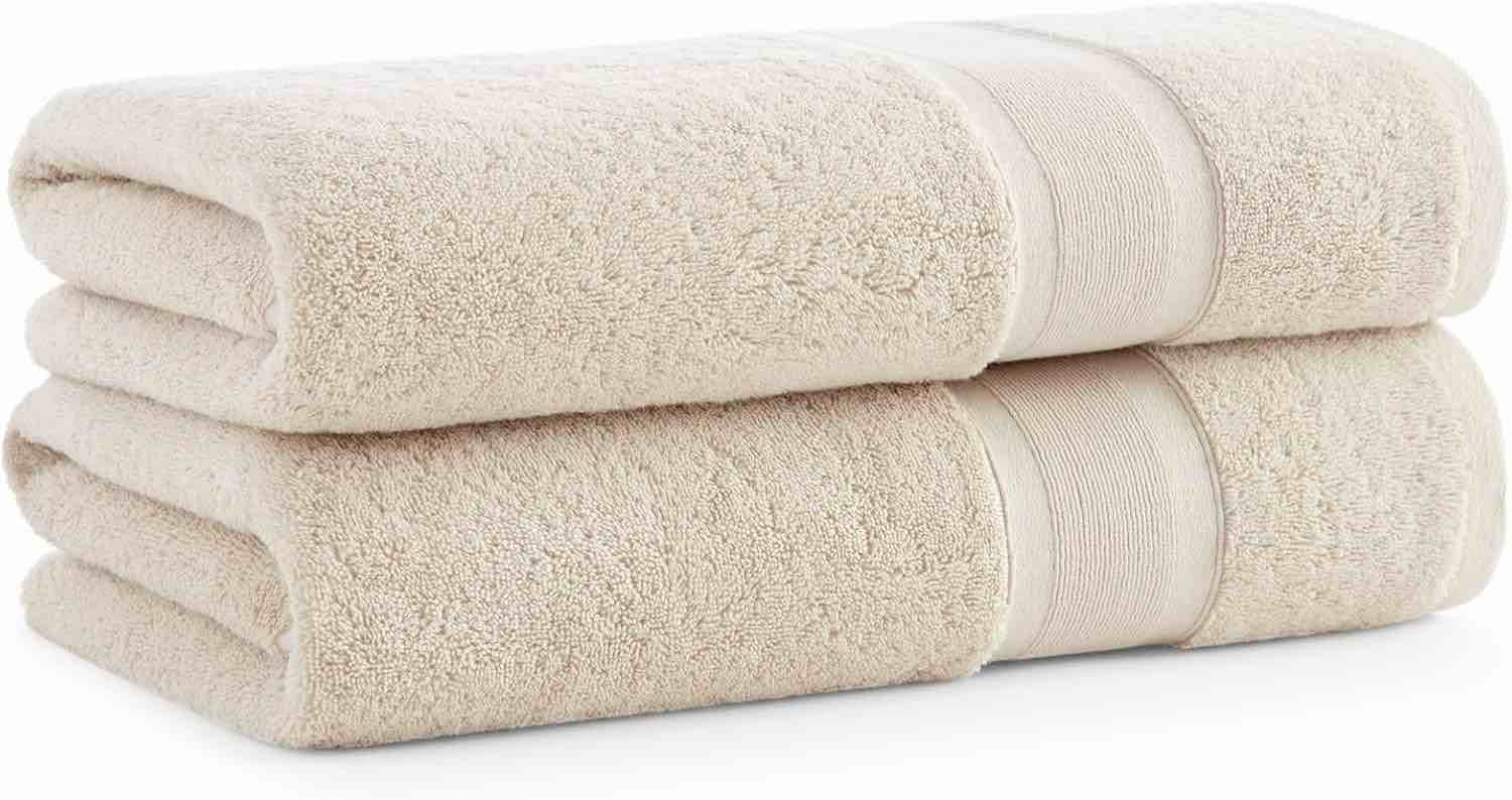 coresoft air 370 gm towel set 1 set :2×76×137 beige