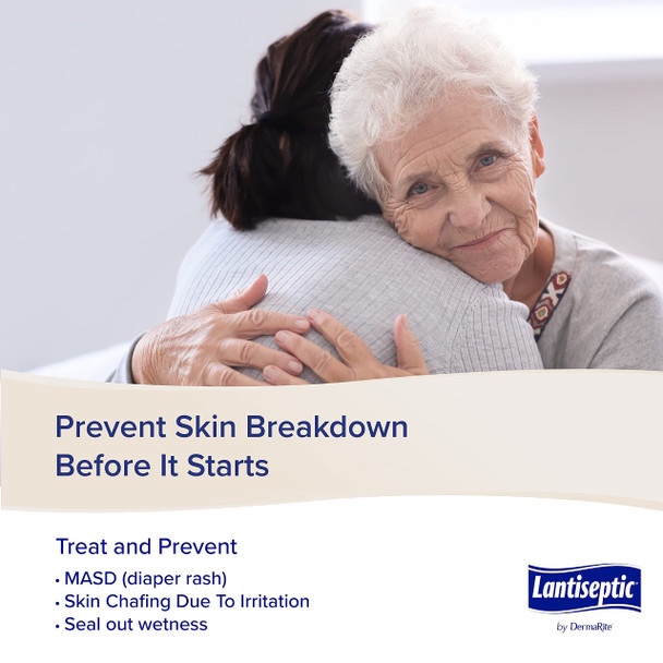 Lantiseptic Moisture Shield Original Skin Protectant – 50% Lanolin Enriched Skin Protectant Barrier Cream for Incontinence – Paraben Free (Size May Vary)