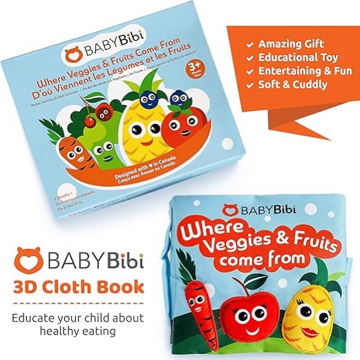 Veggies & Fruits Cloth Book