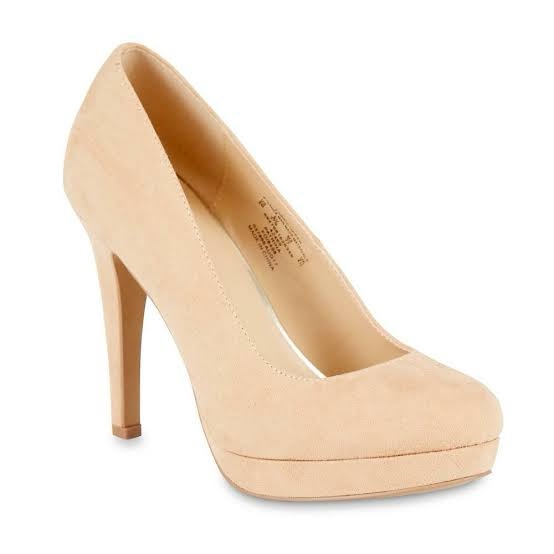 Round Toe Flatform Nude
