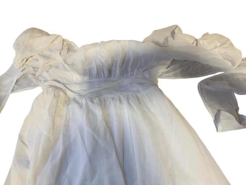 Casual White Dress for Women ( Small)