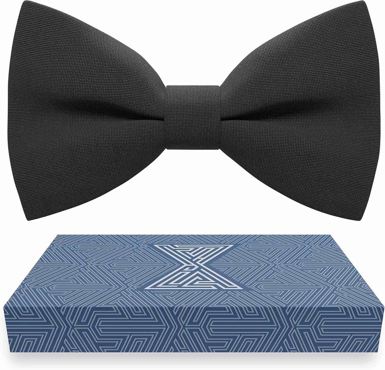 Bow Tie House Mens Bowties Pre-tied Shape Clip on Bowtie Solid Men Formal Wear for kids, baby boys, toddler any age bow ties