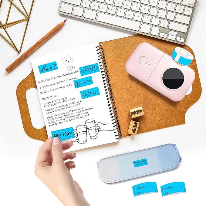 Y 12mmx30mm Label (840 Pieces, Sky Blue)