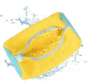 Shoe Washing Bag for Washing Machine, Laundry Wash Bag for Washer and Dryer, Reusable Shoe Washing Bag for All Shoe Types and Sizes, Makes Housework Easier (Yellow 1 Pack)