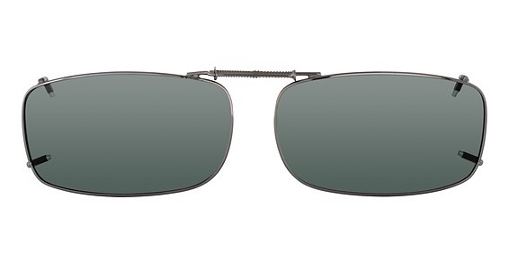 Dioptics unisex adult Haven 15 Rec Sunglasses Clip On Sunglasses, Gunmetal, 52 mm US
