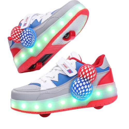 roller shoes for kids boys girls fashion fun wheels sneakers children roller skate shoes