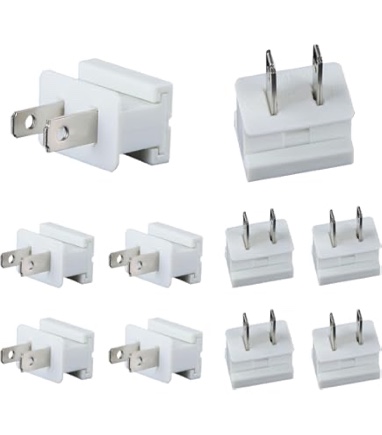LUCKY TL Vampire Plug Set, SPT-1 Male and Female Plug Ends, 30 Sets of Wireless Plugs, Suitable for Christmas and Halloween Lighting Decorations (white-30sets)