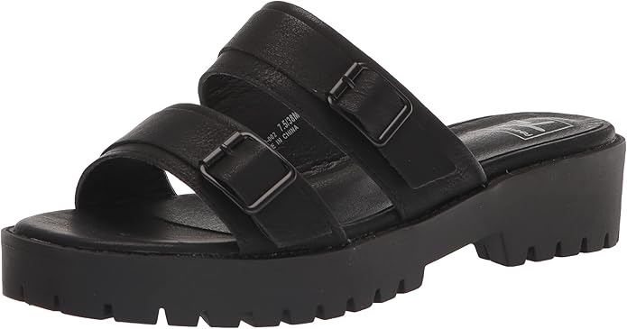 Dirty Laundry womens Riske Smooth Slide Sandal