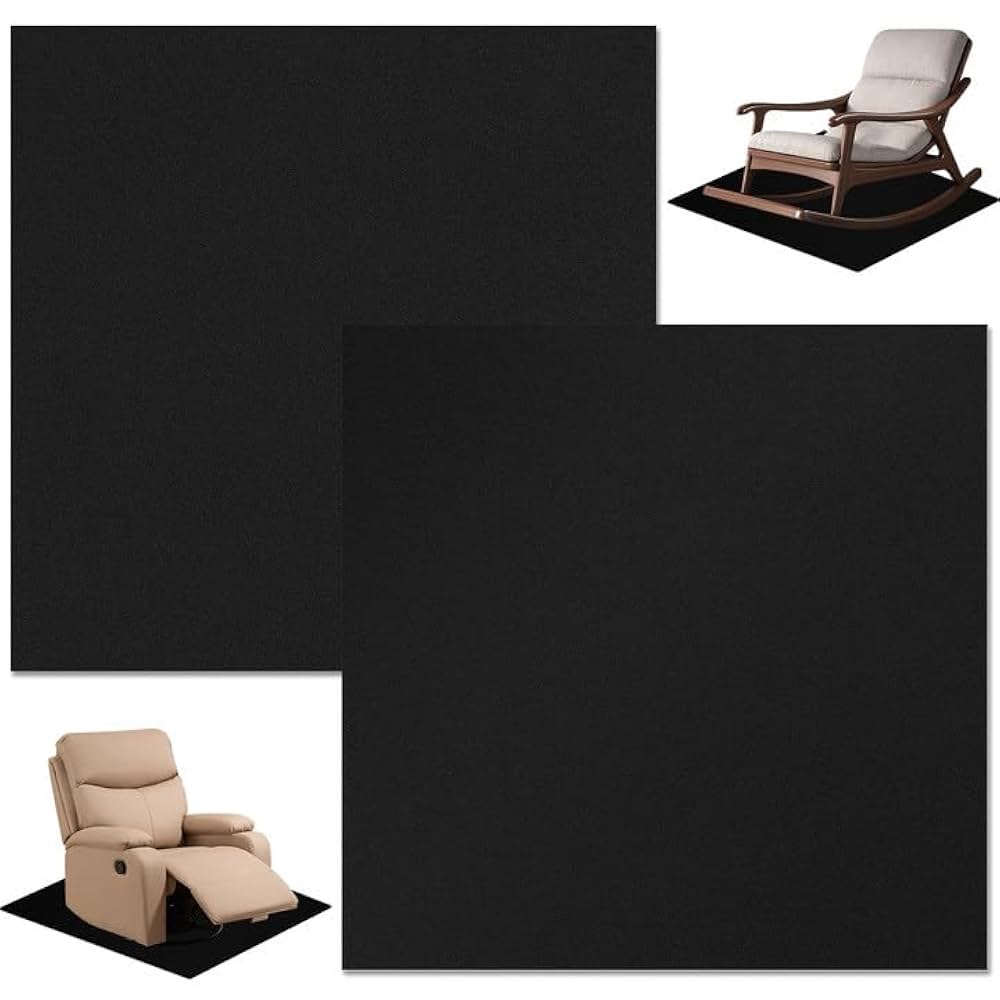 2 PCS Non Slip Furniture Pads for Hardwood Floors Under Chair Floor Protector for Sofas Couches Chairs Prevent The Furniture from Moving (Without Texture)