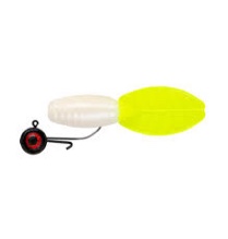 BONEHEAD TACKLE Brush Glider 2" / 16 Pack/White Lightning