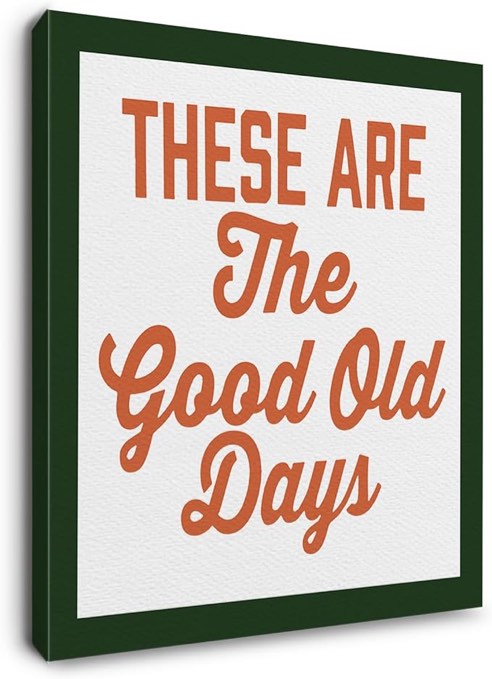 Ryeolo These Are The Good Old Days Sign Hanging Wall Art Prints,Inspirational Quote Hanging Canvas Prints Wall Art,Positive Home Wall Decor Prints,Boy Room Wall Decor