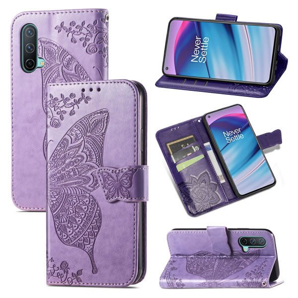 shingtomua for oneplus nord n10 5g 6.49" (2020) case wallet with card holder kickstand magnetic soft leather flip fold case for google oneplus nord n10 cover (purple)